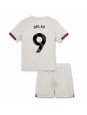 Billige Chelsea Liam Delap #9 Bortedraktsett Barn 2025-26 Kortermet (+ Korte bukser)
